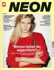 Neon, erscheint monatlich.